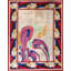 Magnifique tapis chinois art déco antique rare et magnifiquement artistique