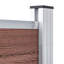 Reyyan 186cm H x 170cm W Composite Yard/Privacy Fence-579166250