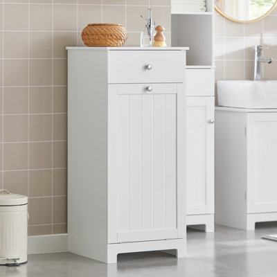 Wood Cabinet Laundry Hamper