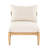 Outdoor Acacia Wood L-Shape Sofa