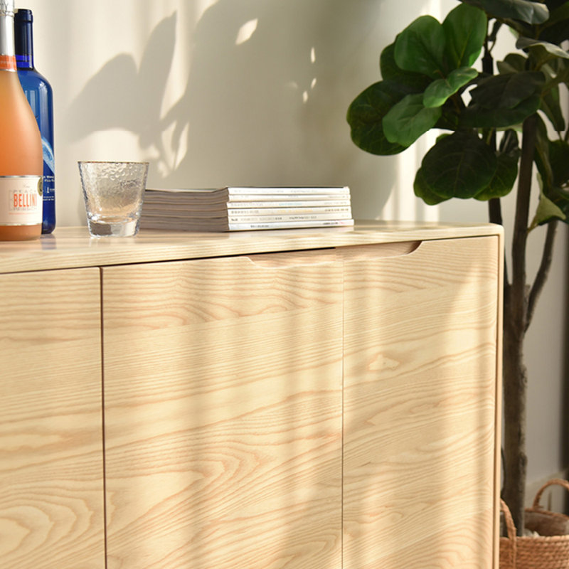 Buffet décoratif minimaliste en bois