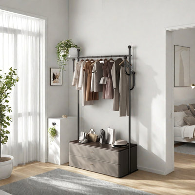 Armoire en acier inoxydable avec crochets