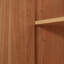 Meuble-lavabo moderne de 30 po avec lavabo en céramique, meuble-lavabo minimaliste rétro, portes à poignée libre 45 degrés, meuble-lavabo à rayures verticales avec grand espace de rangement, naturel