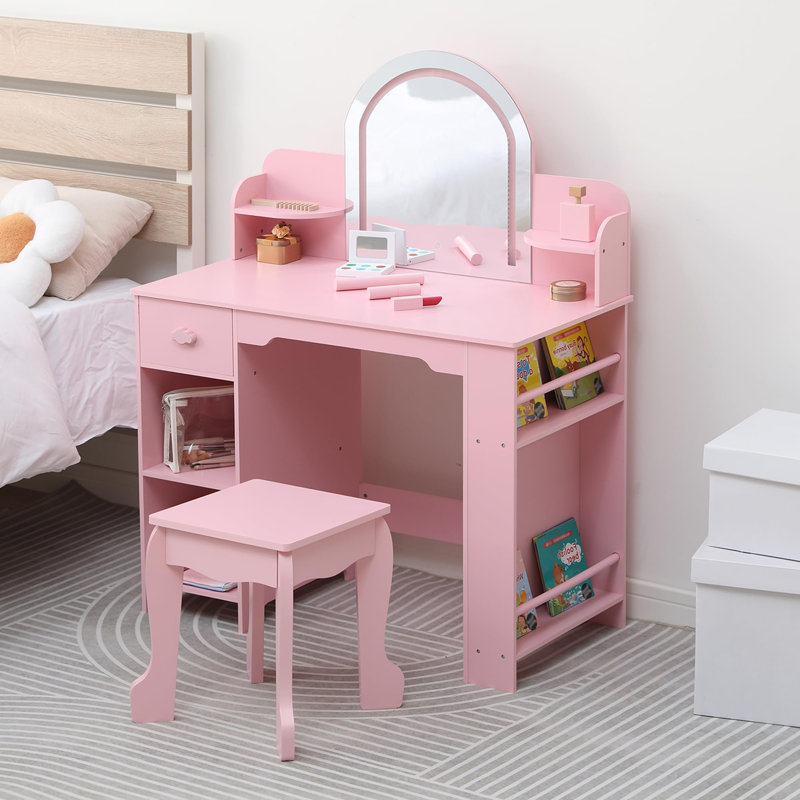 Dressing Table, Pink