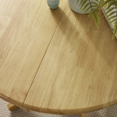 Oval Extendable Solid Wood Dining Table