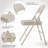 Mencos Upholstered Padded Stackable Folding Chair Folding Chair Set-664535918