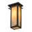 Portico Mission Bronze Flush Mounted Sconce