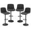 Adjustable Height Counter Stool with Metal Frame-1904256978