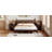 Massias Retro Wood Platform Bed with Gourd-Shaped Headboard and Wooden Slat Support-117216647-124338083