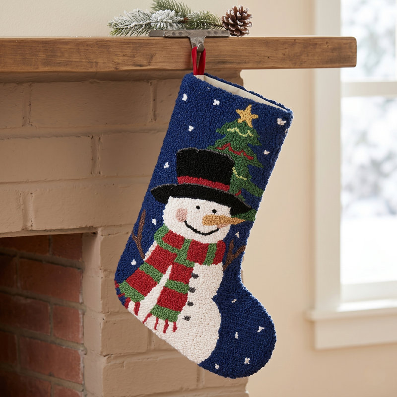 Chaussette de Noël Snowman