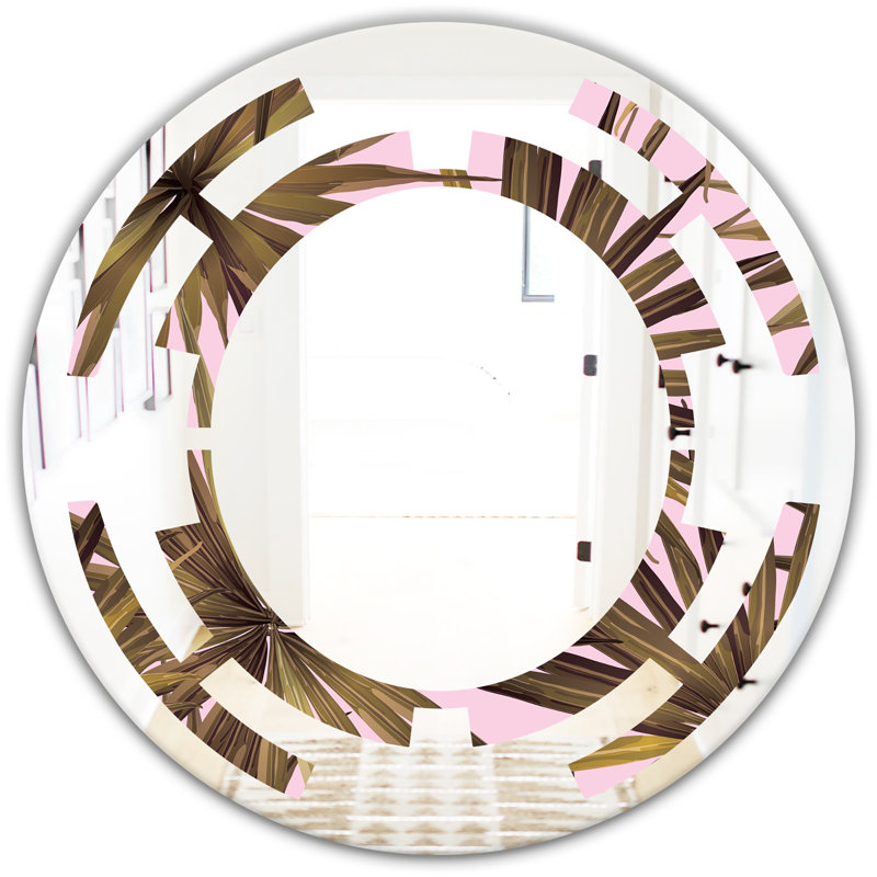Miroir mural Glam, H 23,6 po x l 23,6 po, Spaceon