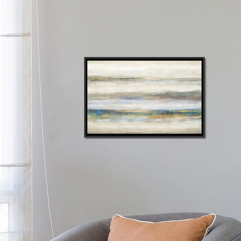 «Linear Motion» non disponible sur toile, H 18 po x l 26 po x P 1,5 po, Toile avec cadre noir, Pas de tapis
