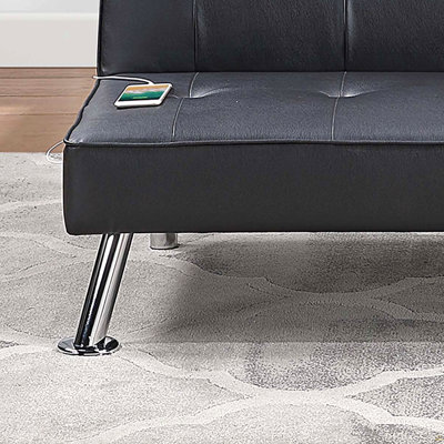 Canapé ajustable en similicuir 1pc