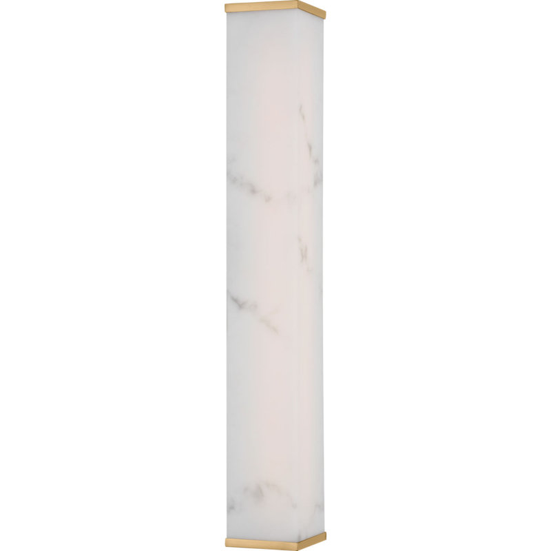 Cleor Bath, Burnished Brass, 24"H x 5" W x 3.1" D