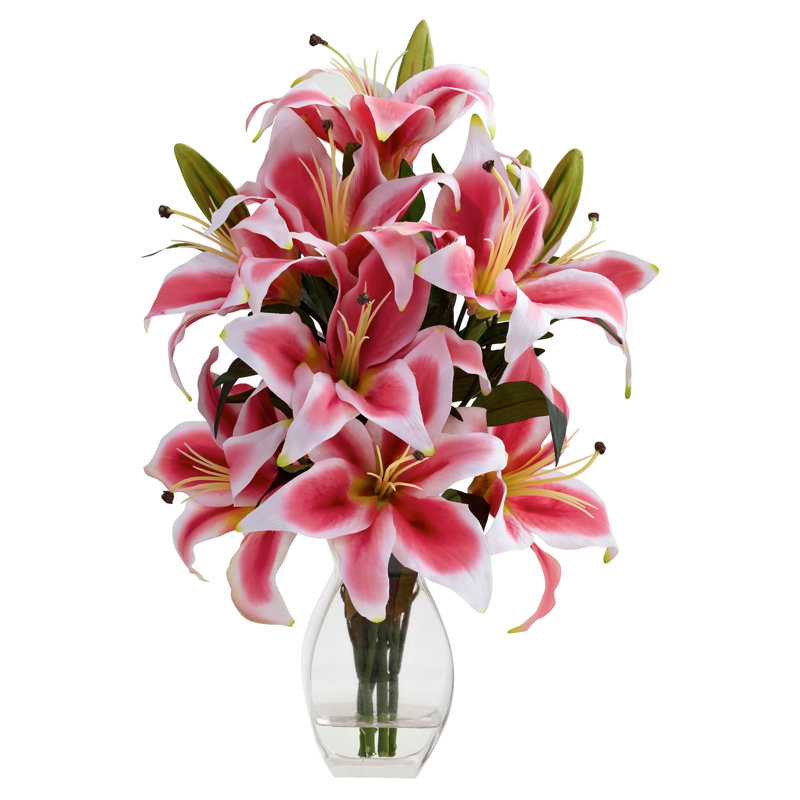 Lilies Arrangement in Vase