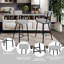 Ensemble de 2 tabourets de bar rembourrés Modern