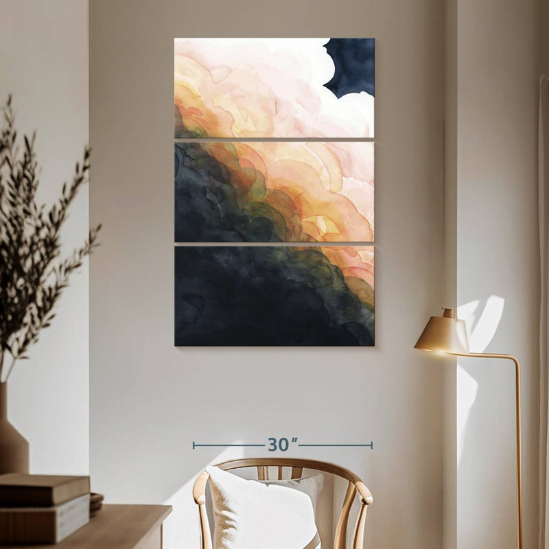 Avery Sunset Storm I, 65" H x 42" W