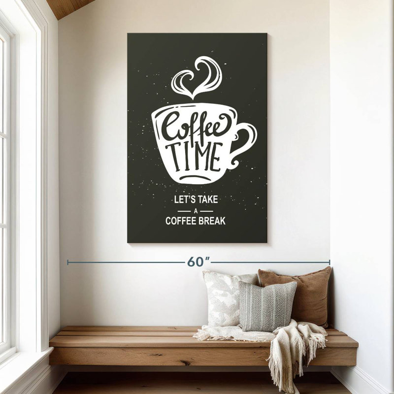 Tergel Let's Take A Coffee Break, 48" H x 32" W