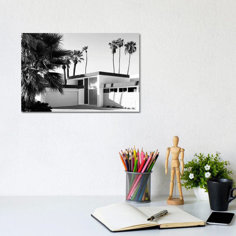 Palm Springs House by Philippe Hugonnard - Wrapped Canvas Print, 20.32 cm H x 30.48 cm W