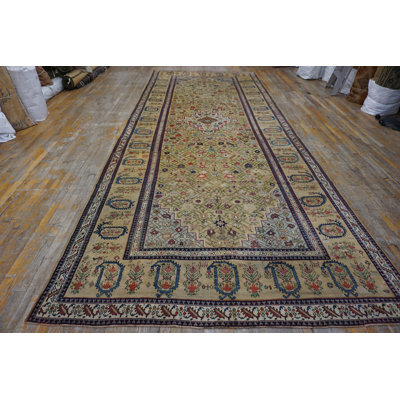 Tapis à motif géométrique antique de grande taille Caucase Karabagh