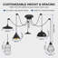 5 - Light Black Novelty Pendant-1714828302