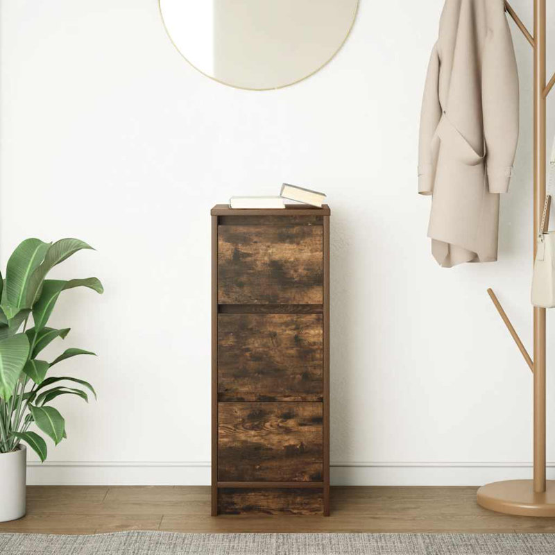 Sideboard 29.5X34x76 Cm Engineered Wood, Smoked Oak