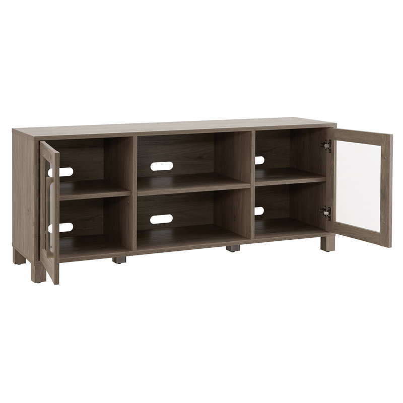 Quincy TV Stand for TVs up to 65", Antiqued Gray