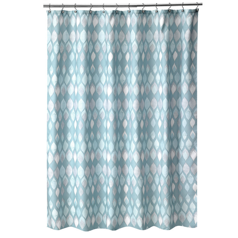 Shell Rummel Geometric Shower Curtain