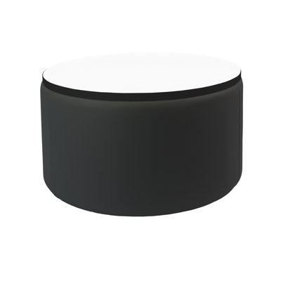 Pro Series Upholstered 30" Round Dry-Erase Ottoman Table 18" Height