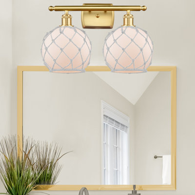 Éclairage pour salle de bain à intensité variable 2 lumières Arriola