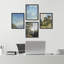 «Classic Sky and Landscape Realistic Nature», impression sur papier 4 pièces-97770183-97770184