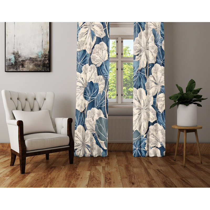 Rideau en polyester Navasart, L 40 po x L 52 po