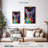 Brampt Sphynx Cat Multicolored Abstract-108611227