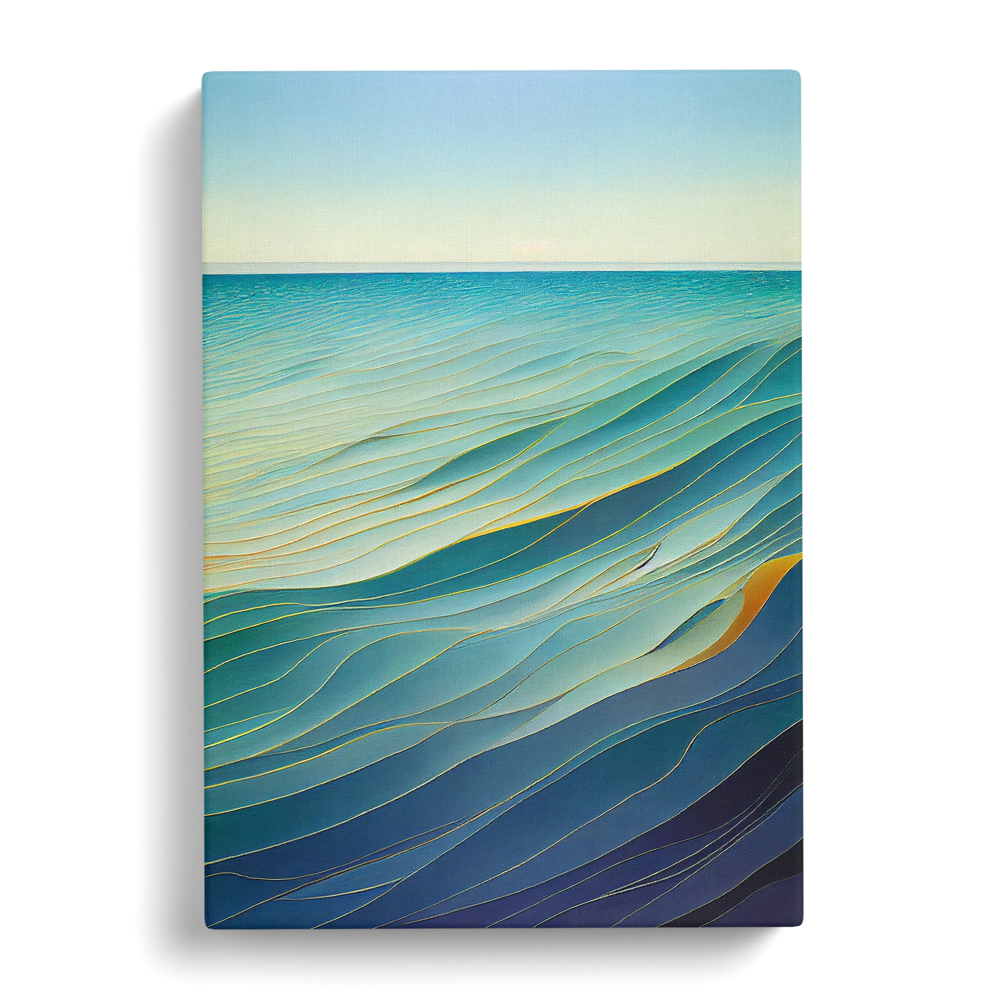 House of Hampton Ocean Sea Waves Abstract Vol.3 | Wayfair.ie