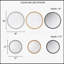 Magnifique miroir mural rond perlé pour une décoration intérieure élégante-188588008