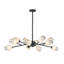 Lustre 8 lumières avec abat-jour en verre Harland-122499229-88071748