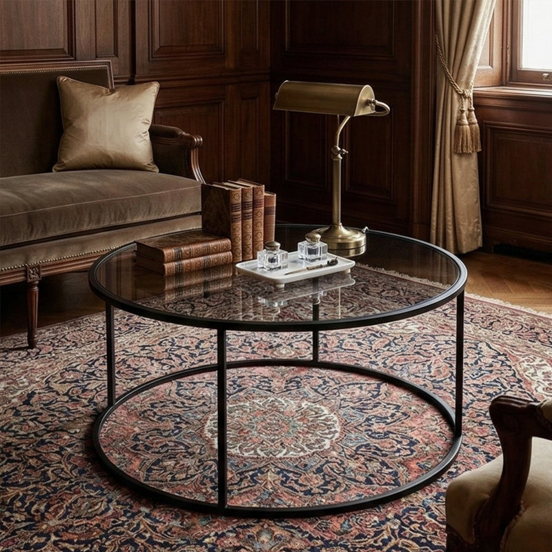 Table basse Everly, Noir, Gris