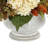 Hydrangea, Pampas and Wheat Fall Arrangement in Stone Pot