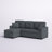 Areebe Upholstered Sectional Reversible-722411632
