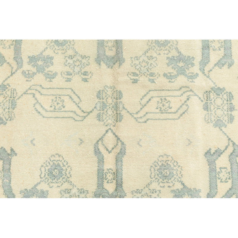Vintage One-of-a-Kind Rectangle 6' X 8'9" Hand Knotted Area Rug