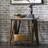 Brookside Modern Beach House Wooden Metal Concrete Coating Console Media Table With An Open Shelf-542305059