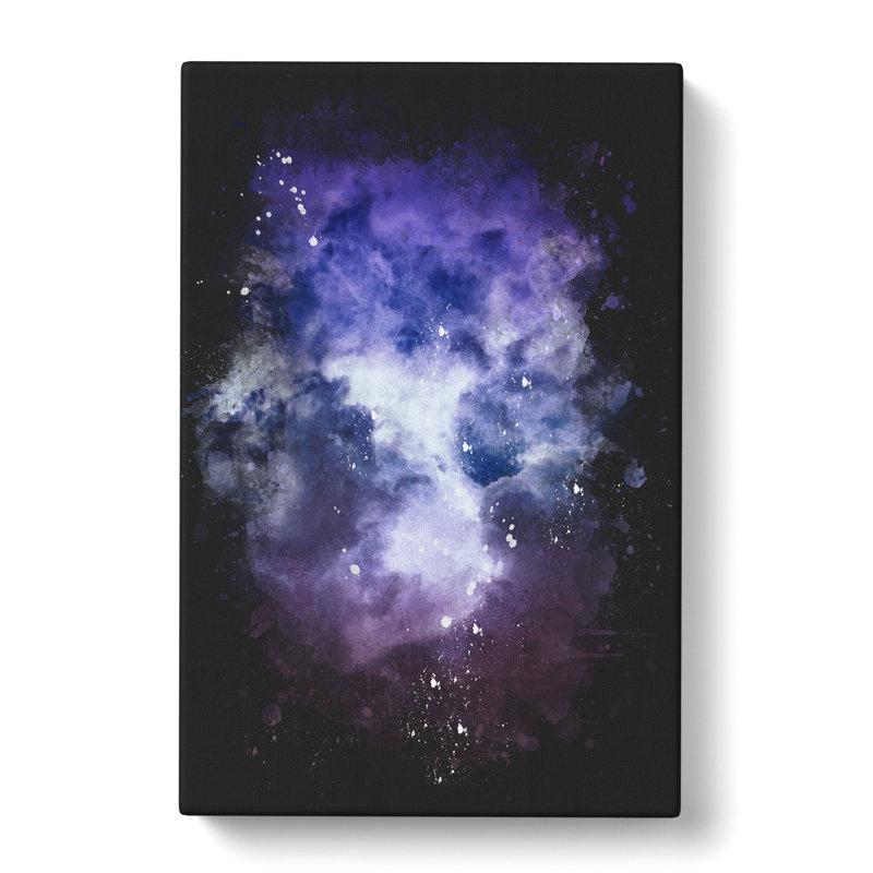 Purple Clouds - Wrapped Canvas Print, 91cm H x 60cm W x 3cm D