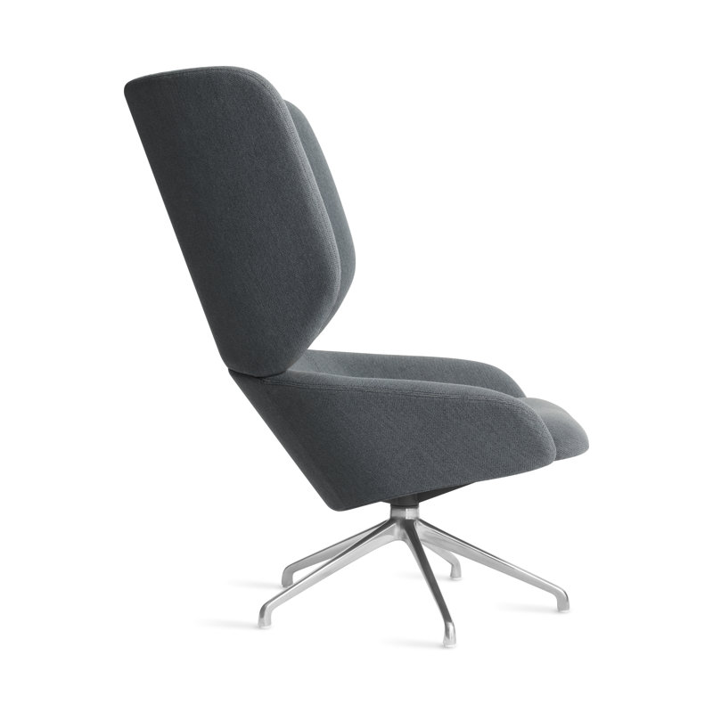 Heads Up Swivel Lounge Chair, Maharam Mode in Machine