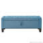 Banc de rangement avec repose-pieds et capitonnage-790531864
