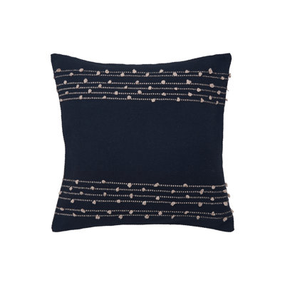Tabb Embroidered Cotton Blend Throw Pillow