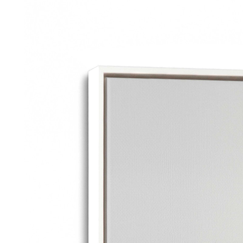 Foggy Echoes, ensemble de 3 toiles encadrées, H 30,75 po x l 62,25 po x P 1,75 po, Cadre flottant blanc opaque