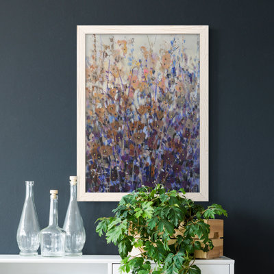 Fall Wildflowers II, toile encadrée de qualité supérieure - prête à être accrochée
