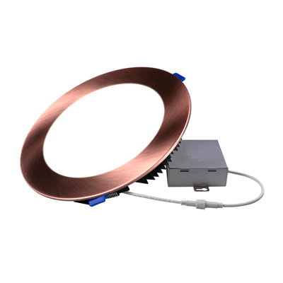 DLE8 8'' 28.8 Watt Dimmable Air-Tight IC Rated LED Canless Recessed Lighting Kit