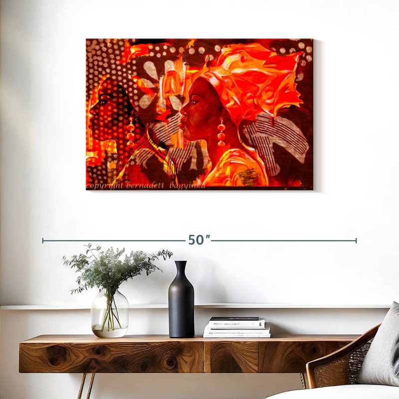 Leisha The Mask Double, 24" H x 36" W