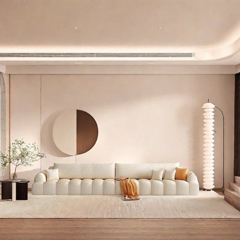 Canapé Modern Modern, H 27,55 po x l 120,07 po x P 39,37 po, 4